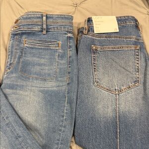 LOFT Women's Light Blue Skinny Jeans